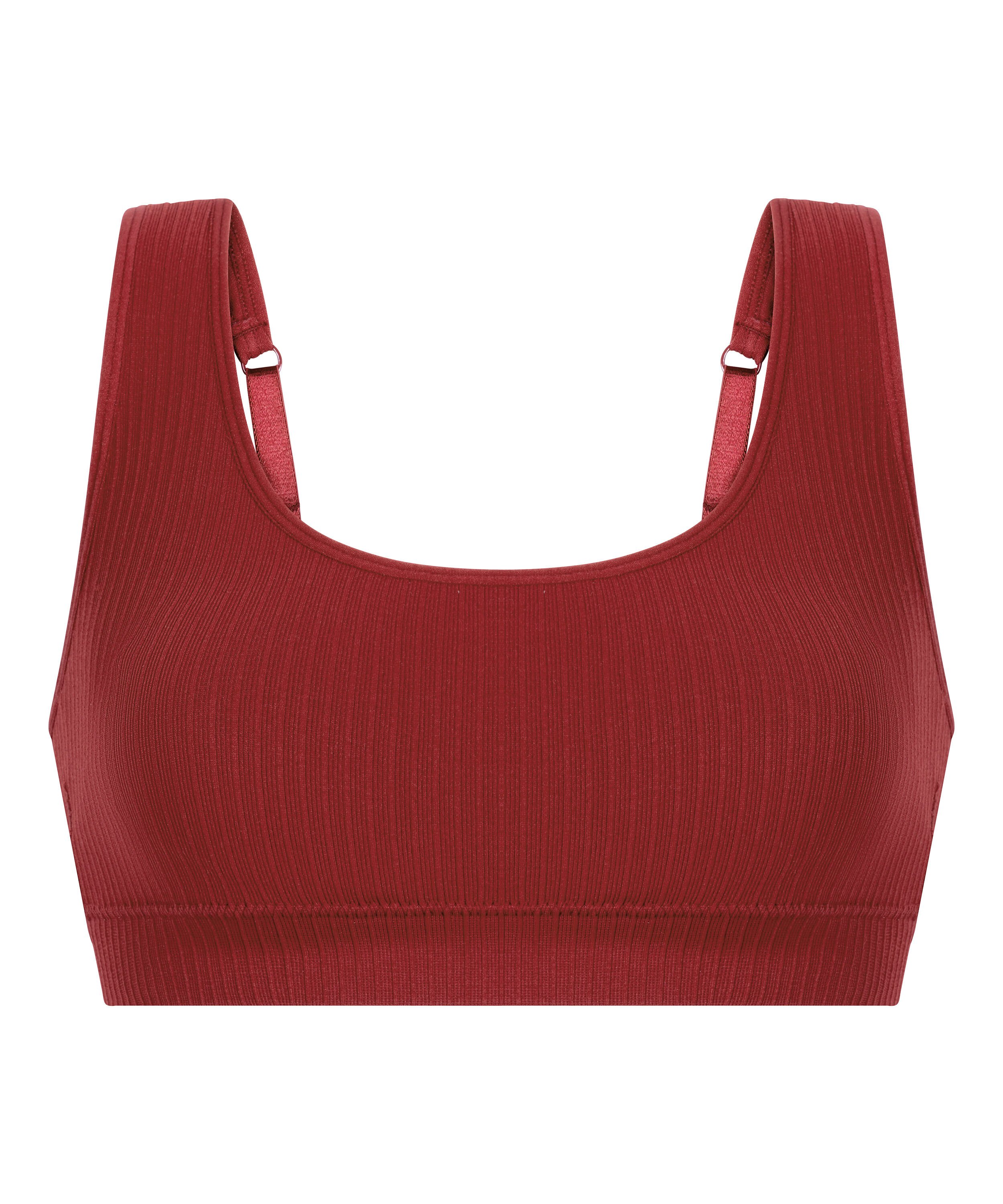 Dianne Scoop Bralette, Red