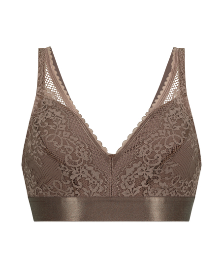 Morgan prosthetic underwireless bra, Brown