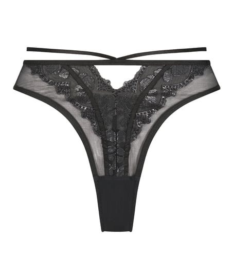 Mila High Leg Brazilian, Black