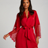 Satin Kimono, Red