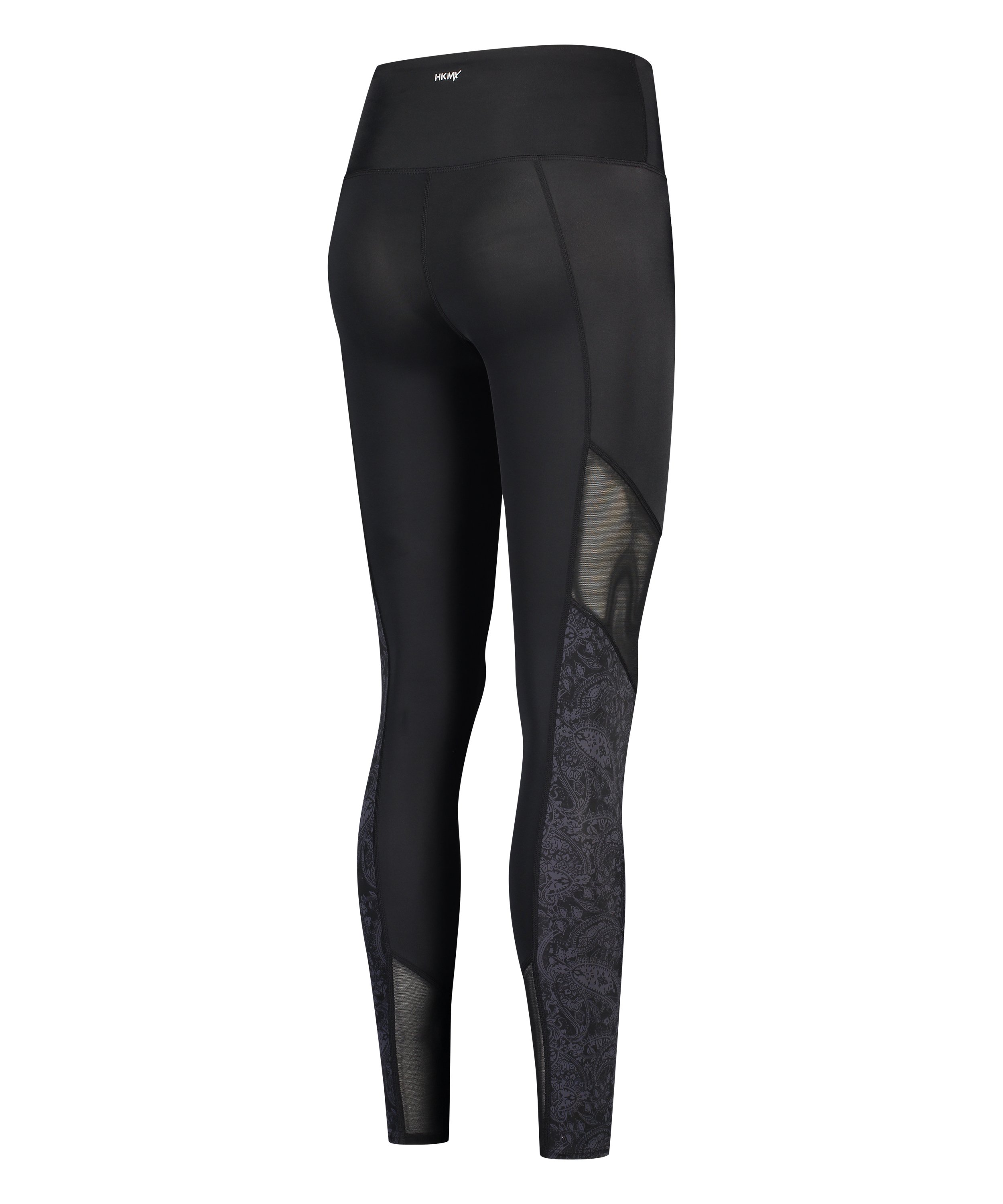 HKMX High waisted sport leggings Rodeo, Black, main