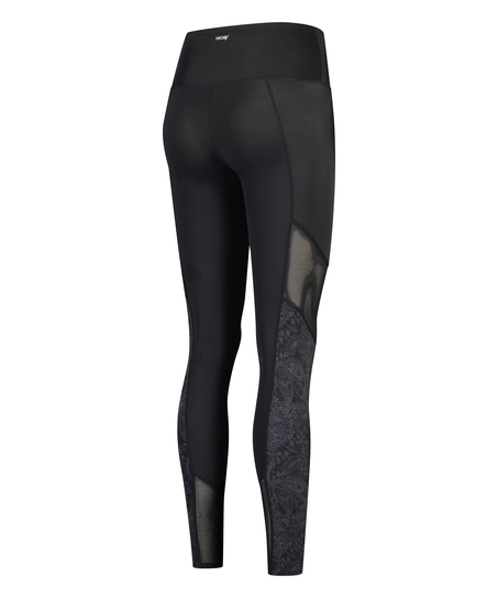 HKMX High waisted sport leggings Rodeo, Black