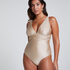 Luxe Shaping Swimsuit, Beige