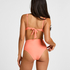 High-Waisted Shaping Bikini Bottom Luxe, Orange