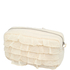 Make-Up Bag Ruffle, White