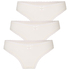 Multipack Cotton Thong, White