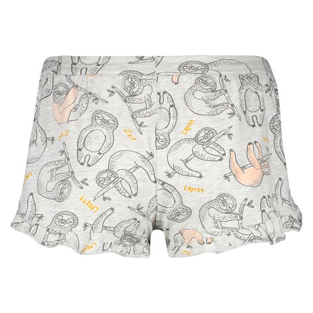 Jersey Pyjama Shorts, Gray