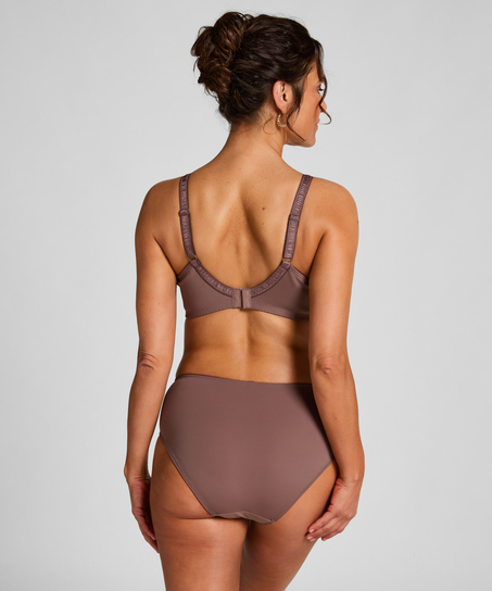 Diva High Knickers, Brown