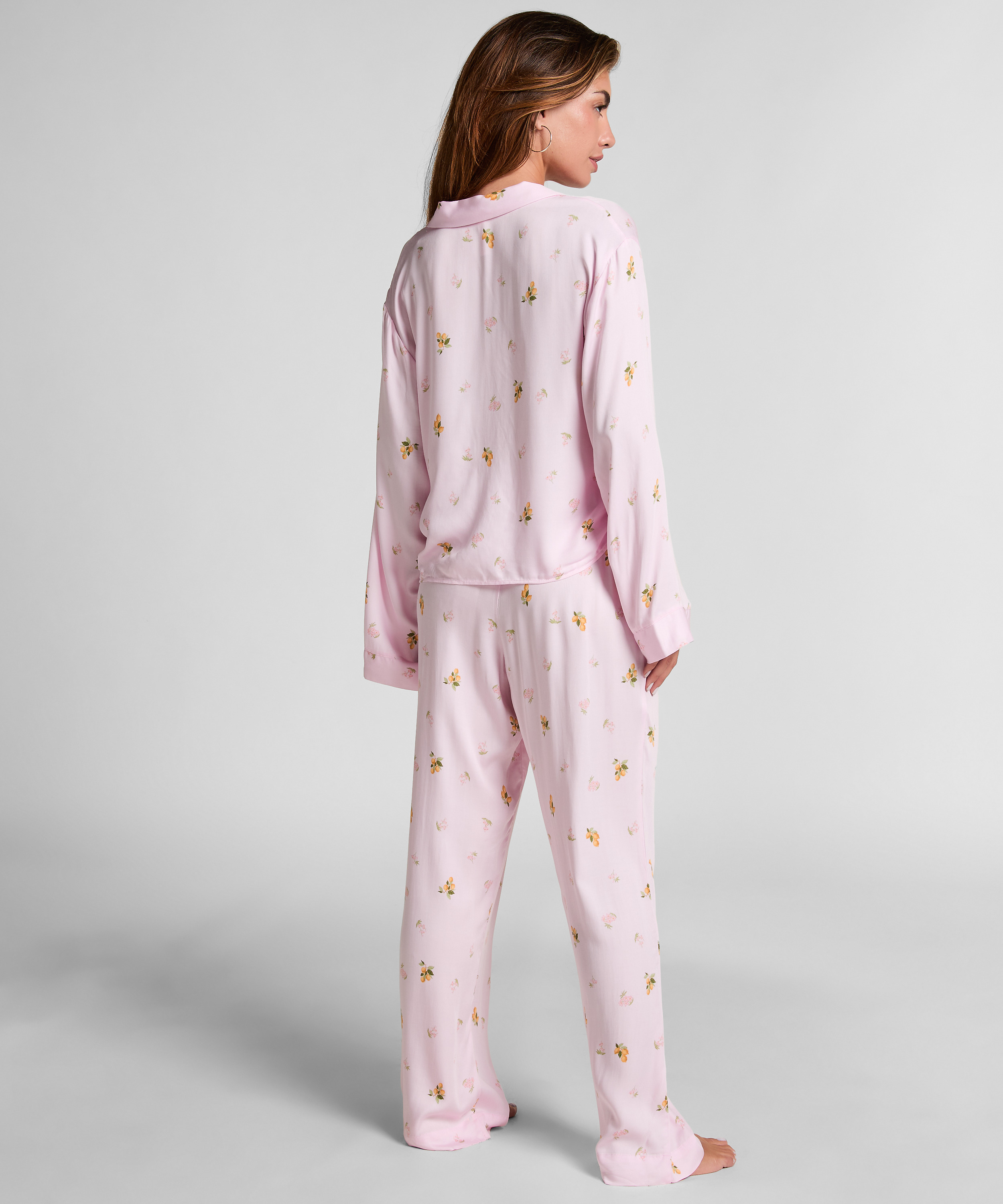 Satin Trousers, Pink, main