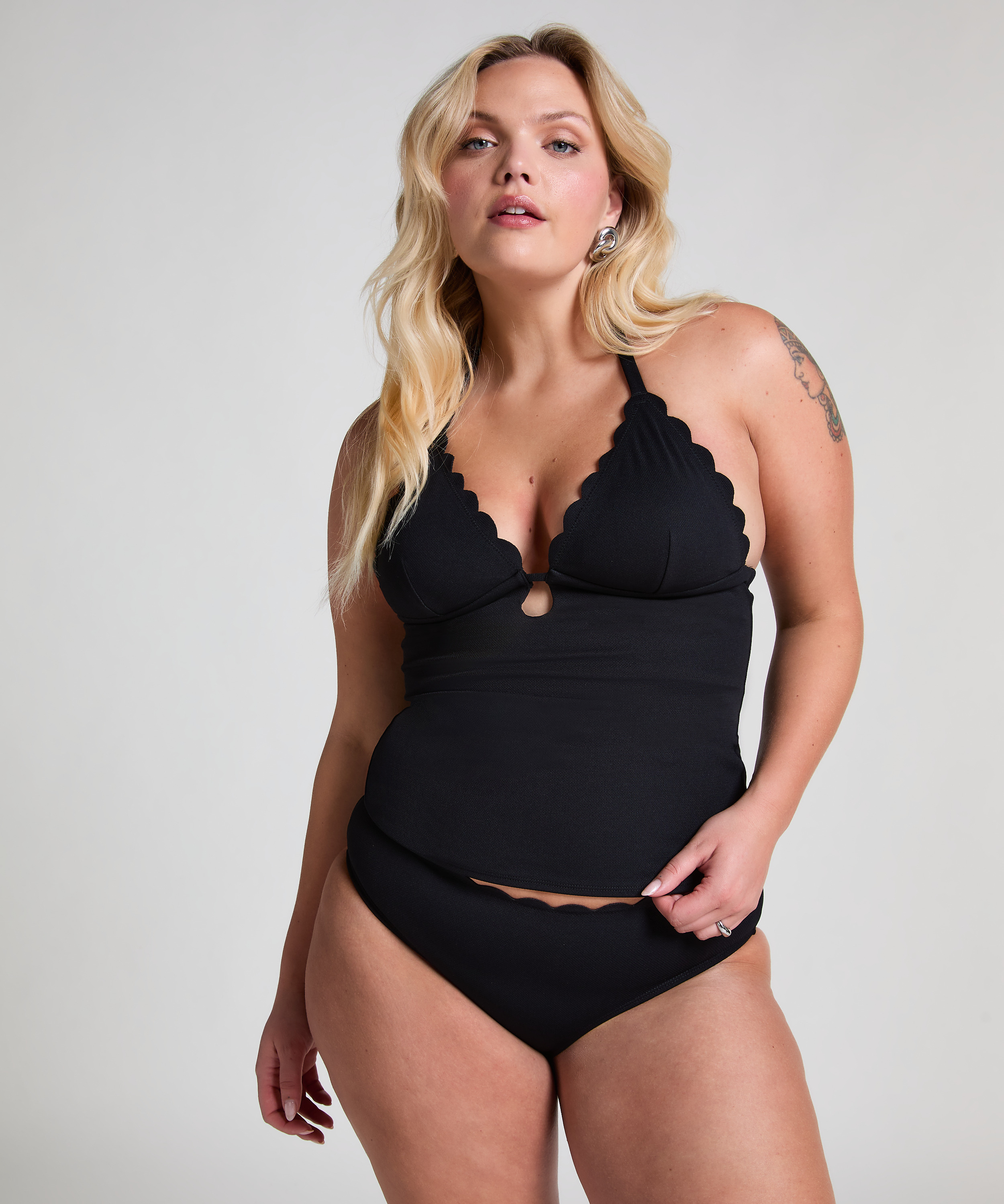 Scallop Rio Bikinibottom, Black, main