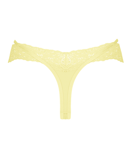 Elliena Extra Low V Thong, Yellow