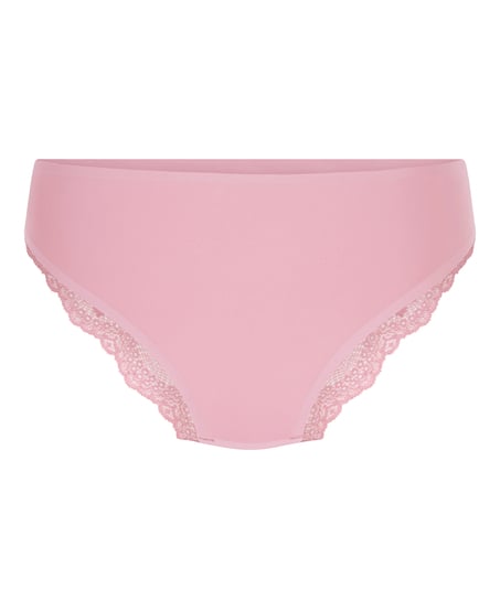 Invisible Lace Back Brazilian, Pink