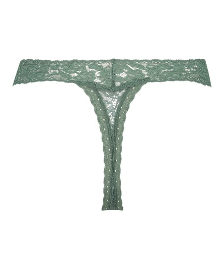 Madison Extra Low Thong, Green