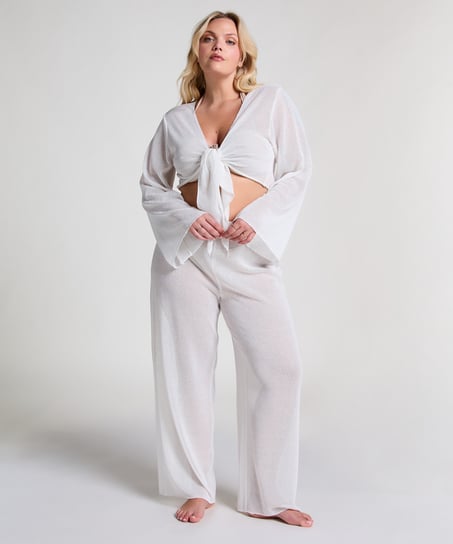 Beach Knit Pant, White