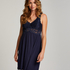 Nora Lace Slip Dress, Blue