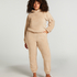 Snuggle Hoodie Fleece, Beige