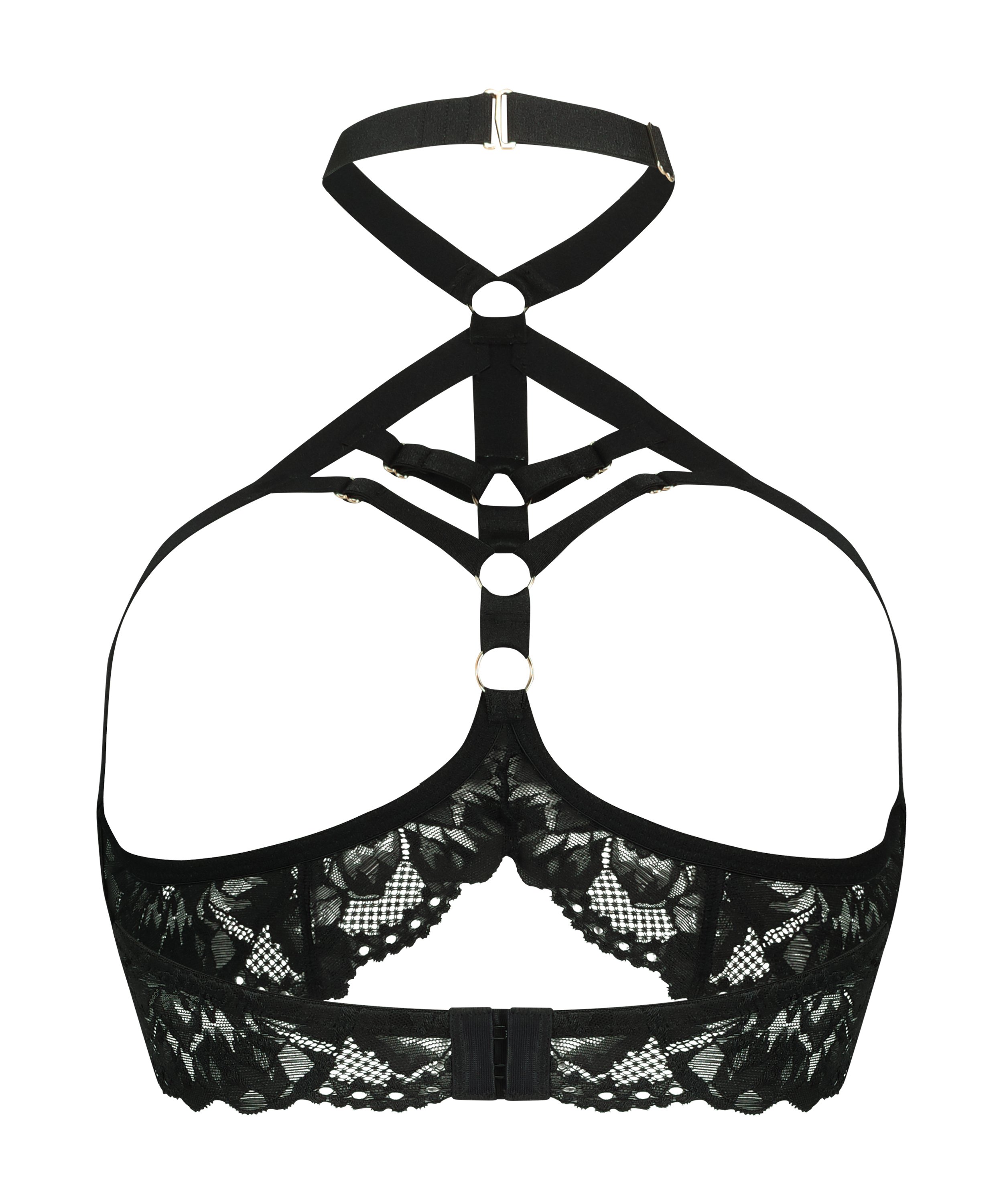 Private Bralette, Black, main