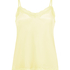Velours Lace Cami Top, Yellow