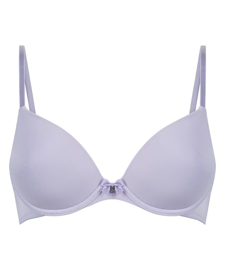 Plunge Padded Underwired Bra, Purple