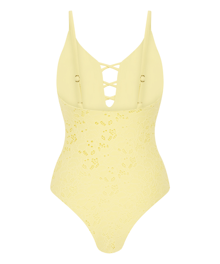 Crochet Bathingsuit, Yellow