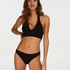 Seamless halter bralette, Black