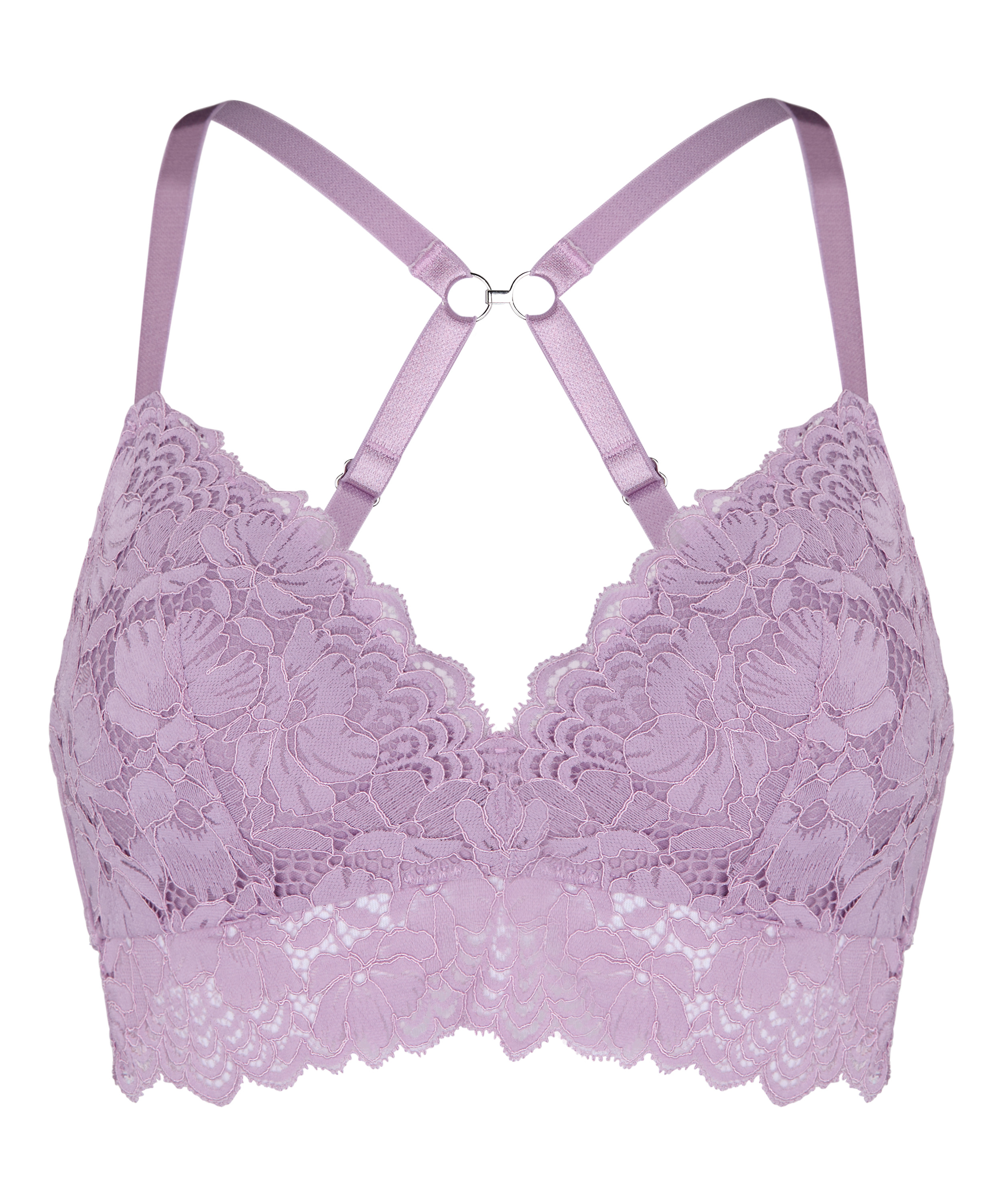 Andrea Padded Non-Wired Bra, Purple, main