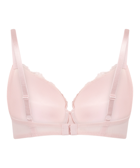 Teddy Padded Push-Up Underwired Bra, Pink