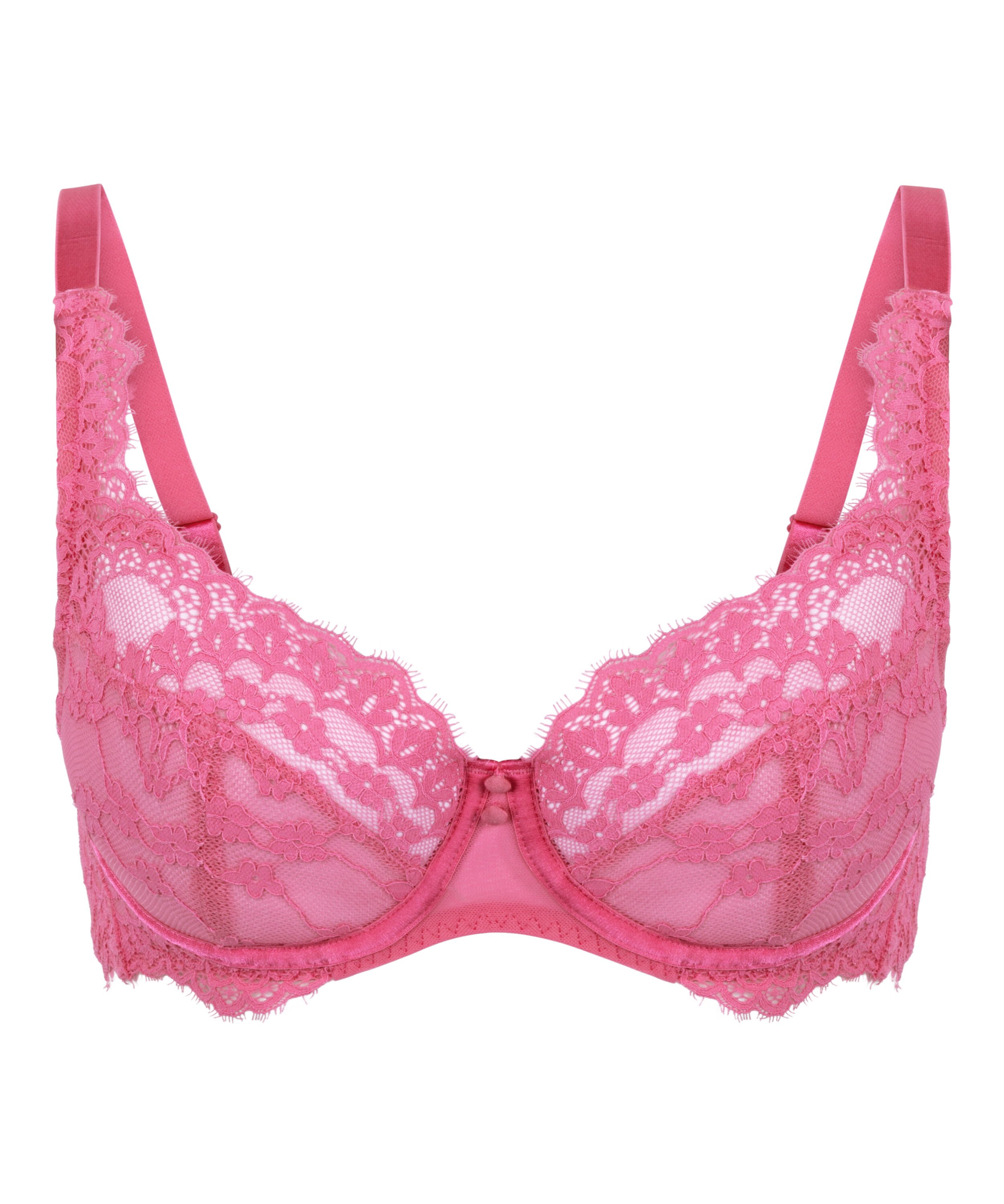 Daisy Non-Padded Underwired Bra, Pink