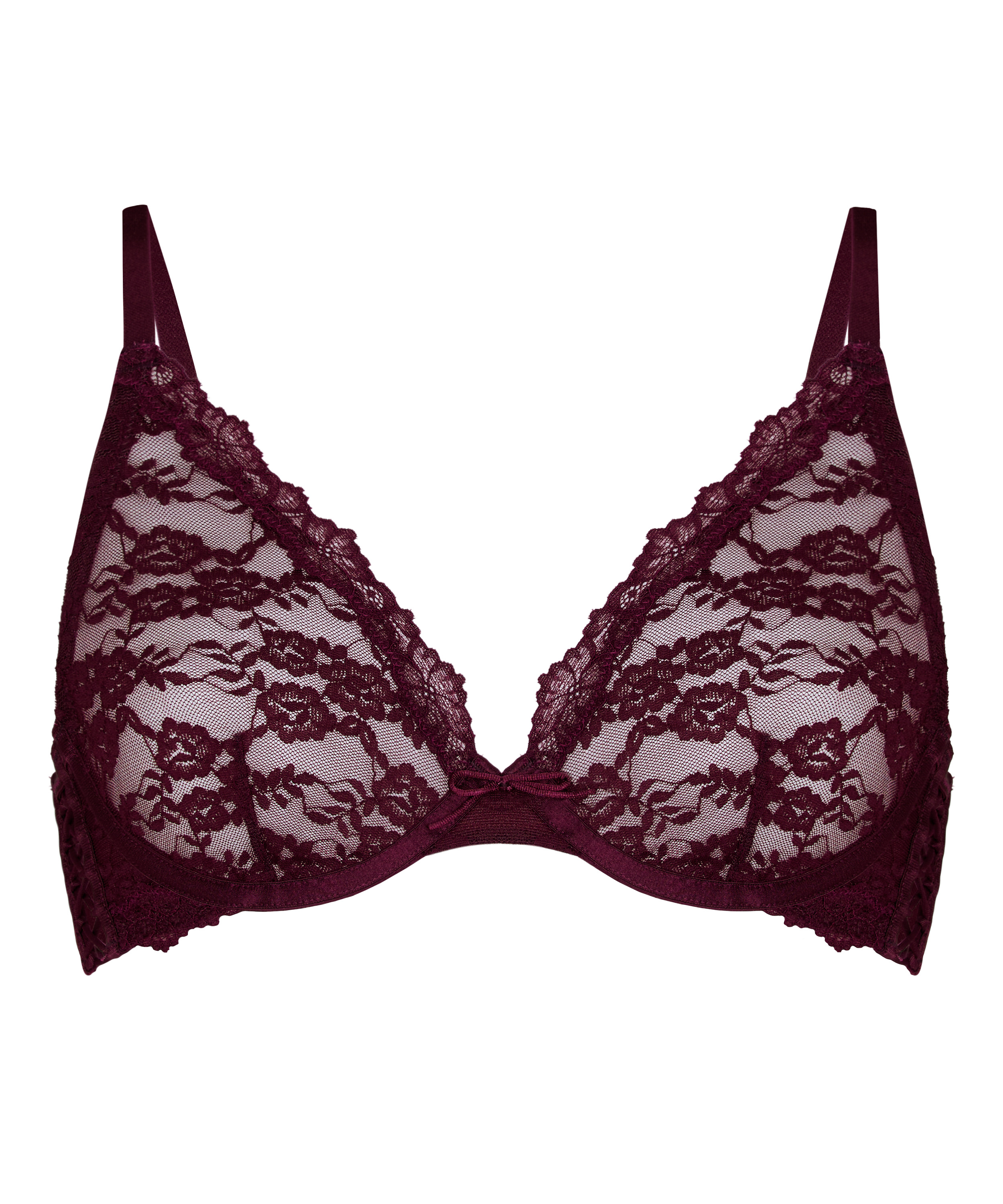 Non-Padded Underwired Bra Aveline, Purple, main