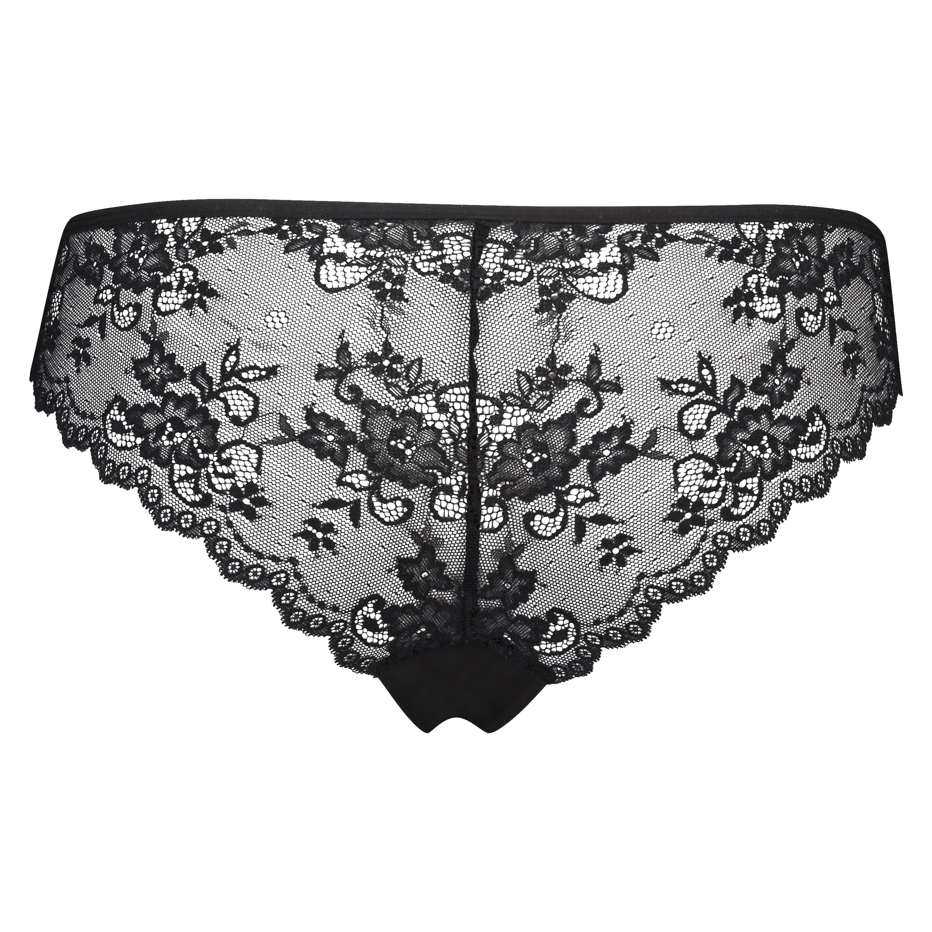 Invisible Lace Back Brazilian, Black, main