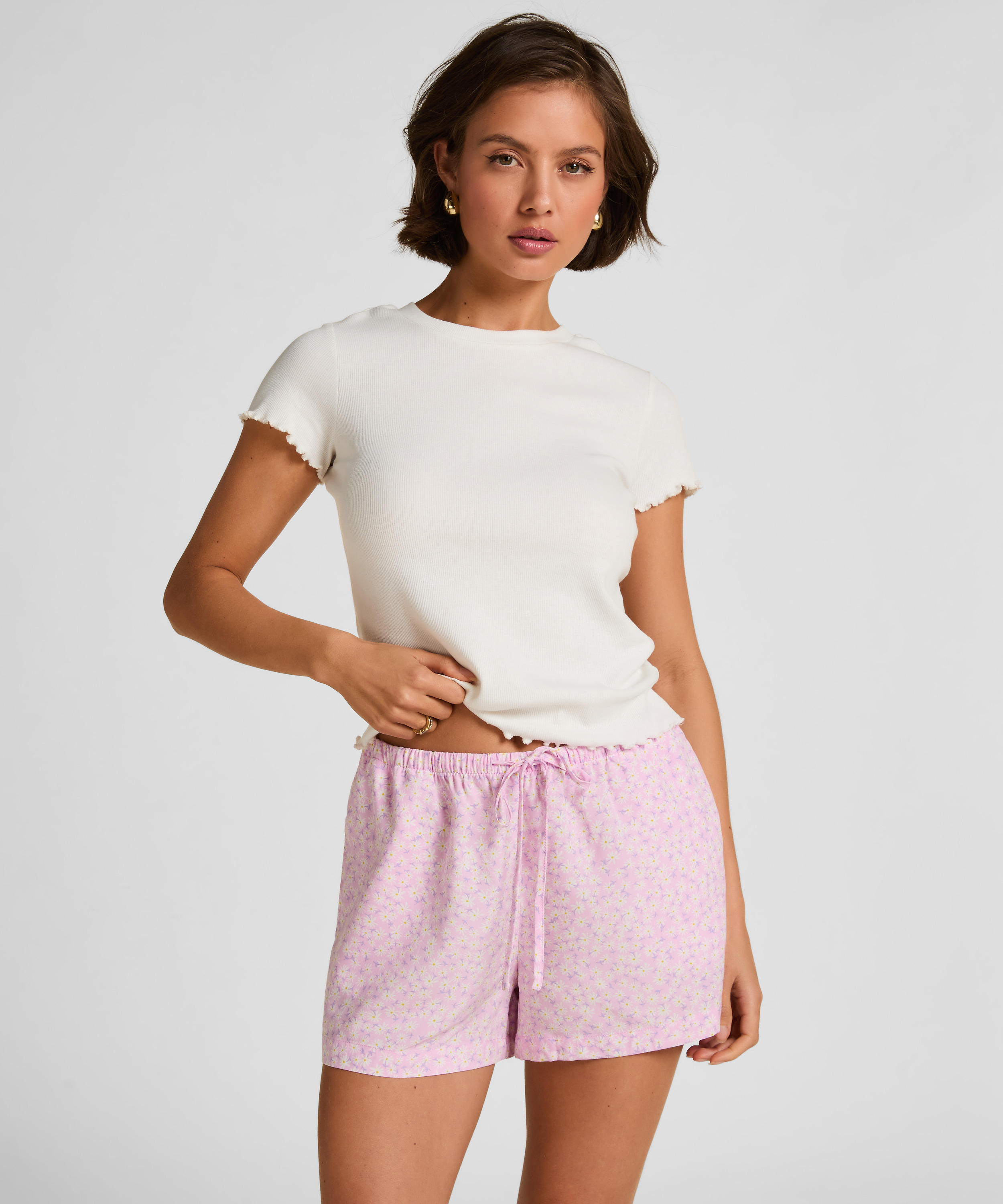 Pyjama Short, Pink, main