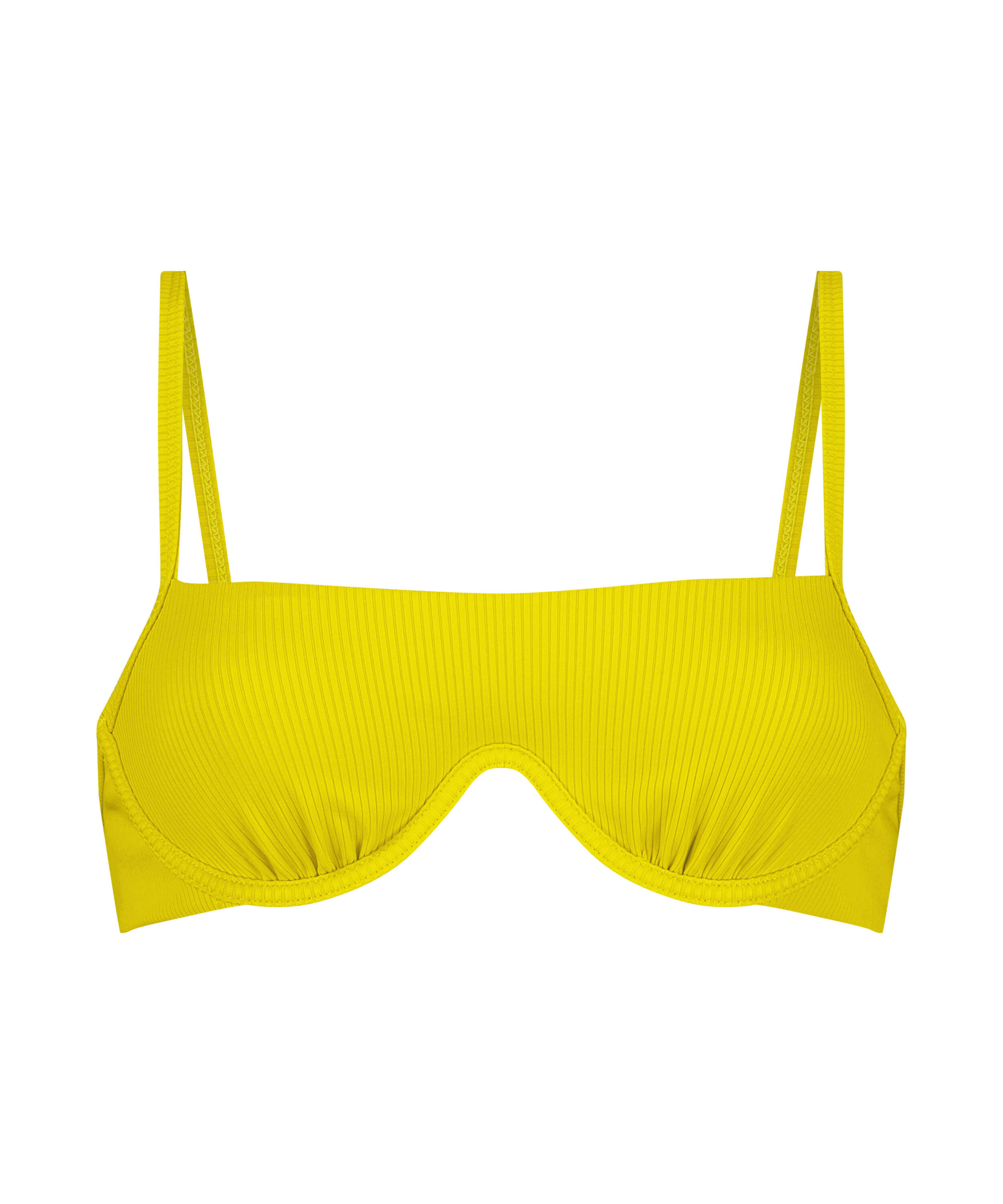 Bahamas Non-Padded Underwired Bikini Top Rebecca Mir, Yellow, main