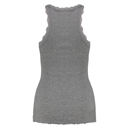 Top rib Cami lace, Gray