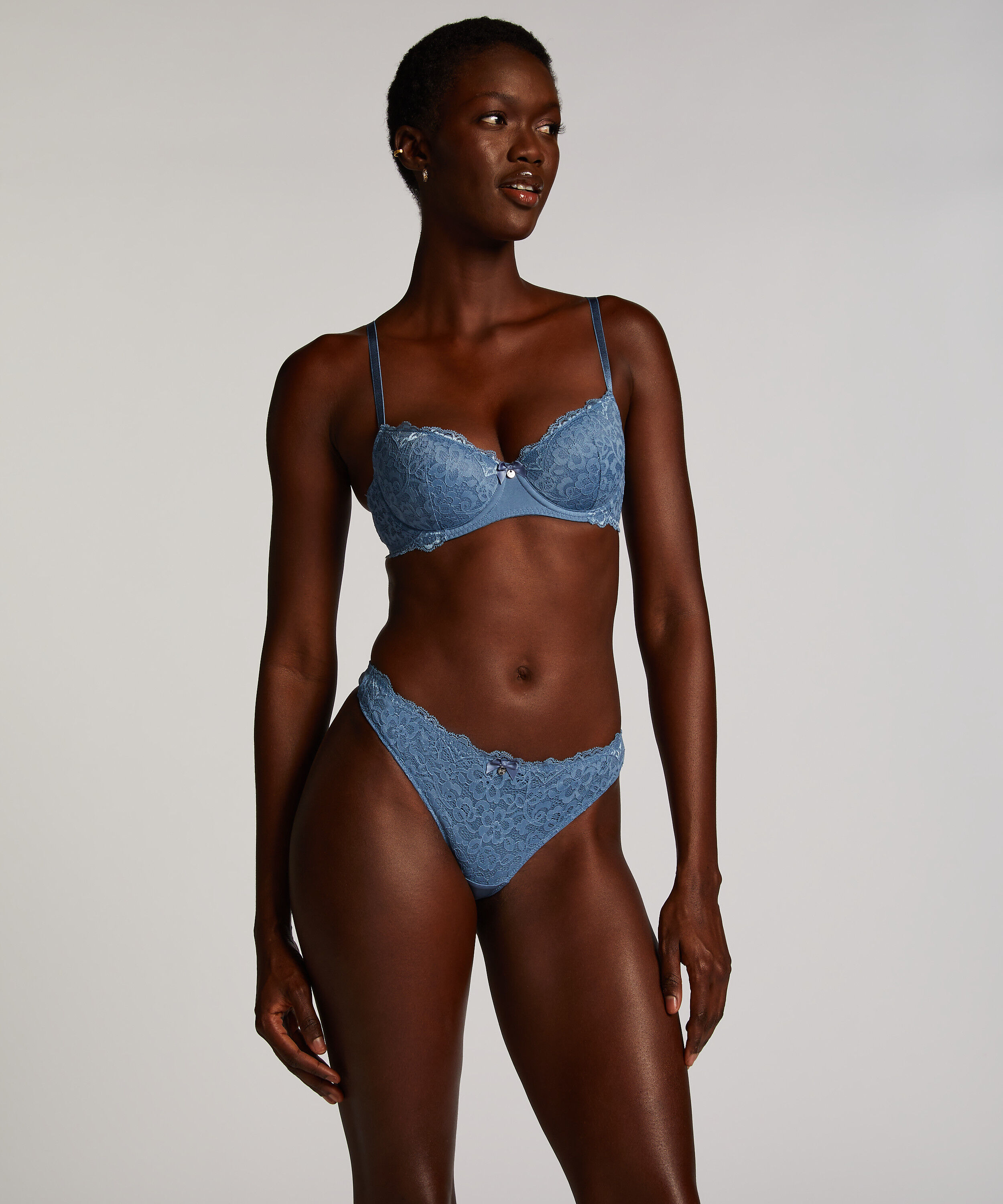 Marine Thong, Blue