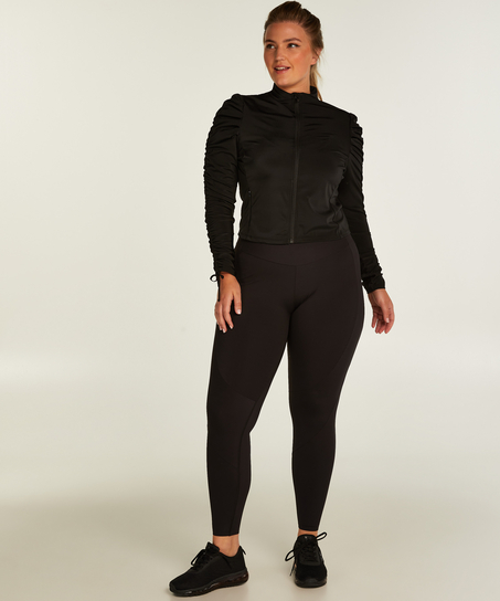 HKMX Ruffle Jacket, Black