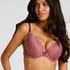 Marine Padded Push-Up Underwired Bra, Purple
