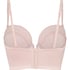 Padded Underwired Longline Bra Rosa, Pink