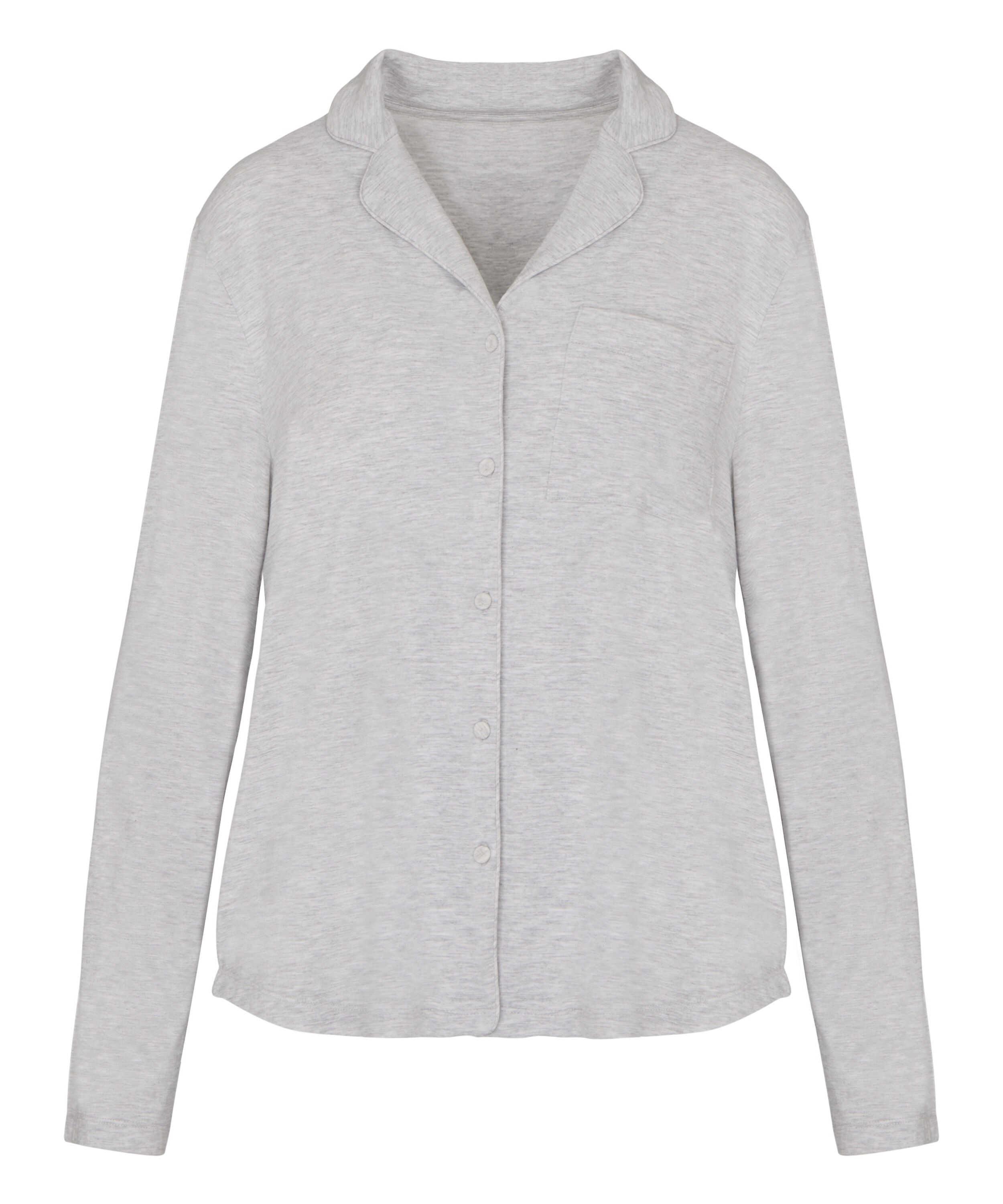 Essential Jersey Long-Sleeved Jacket, Gray