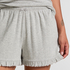 Short Pointelle, Gray