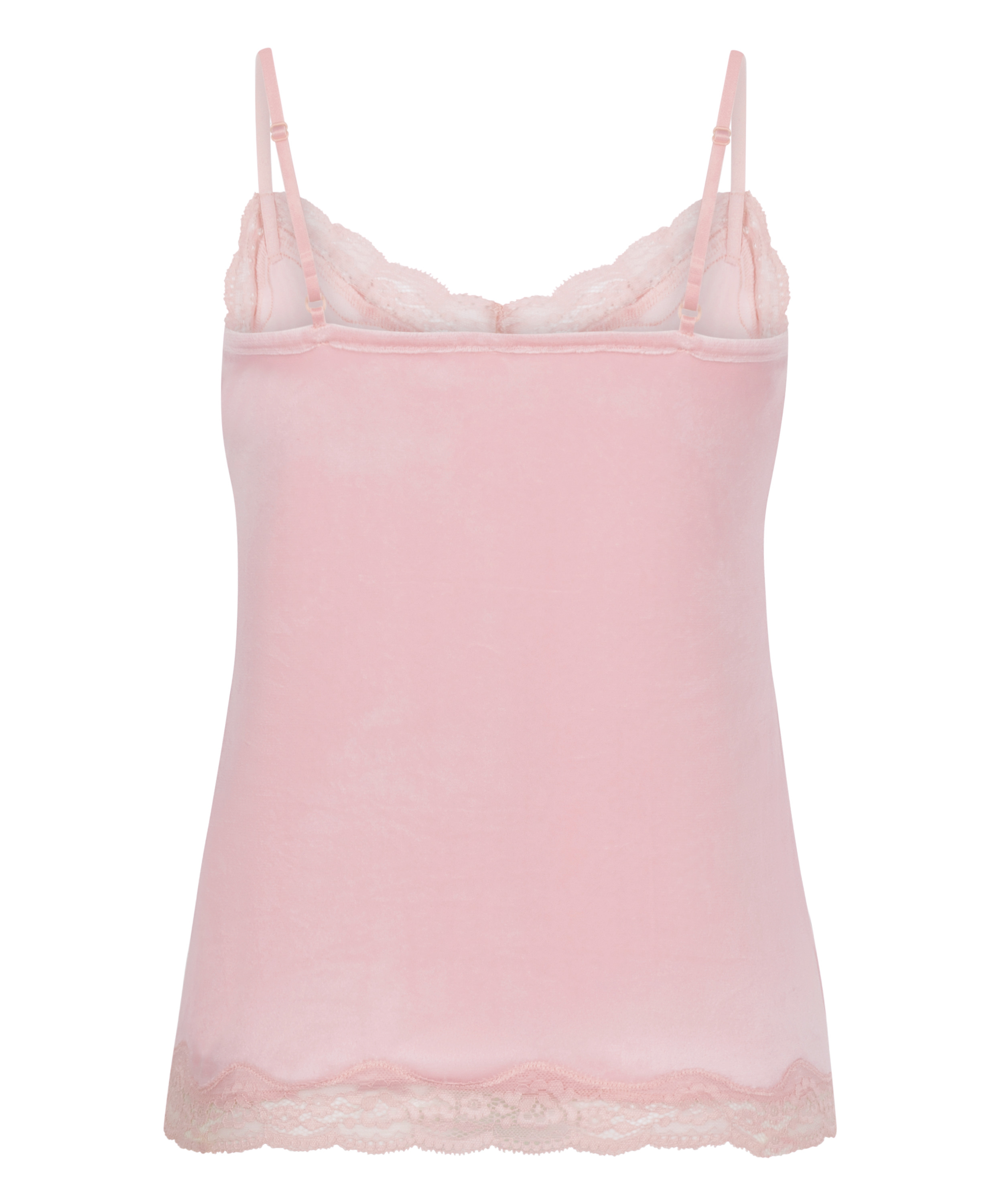 Velours Lace Cami Top, Purple, main