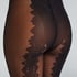 15 Denier Tights Back Lace, Black