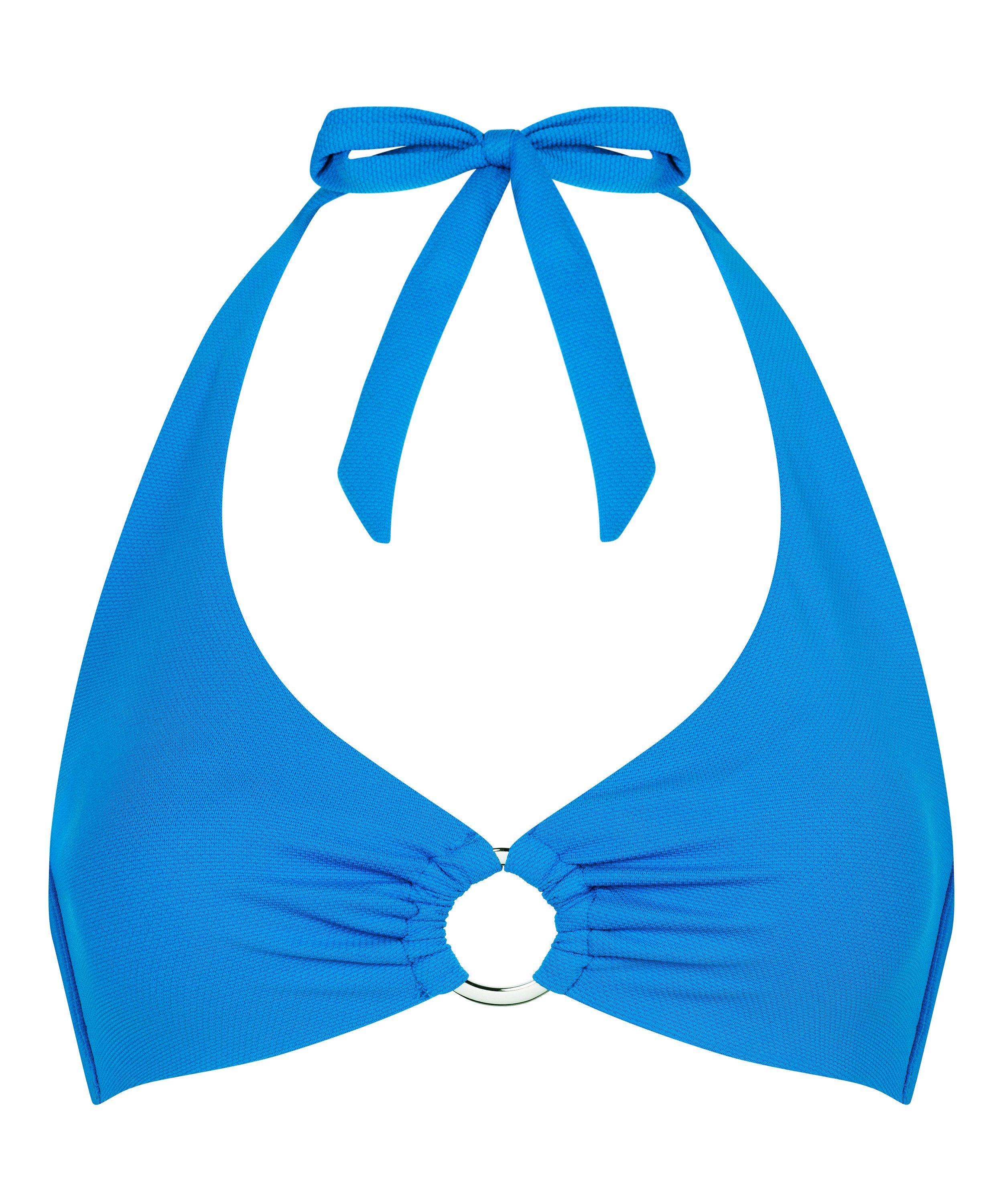 Porto Halter Bikini Top, Blue, main