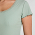 Pyjama Top Jersey Rib, Green
