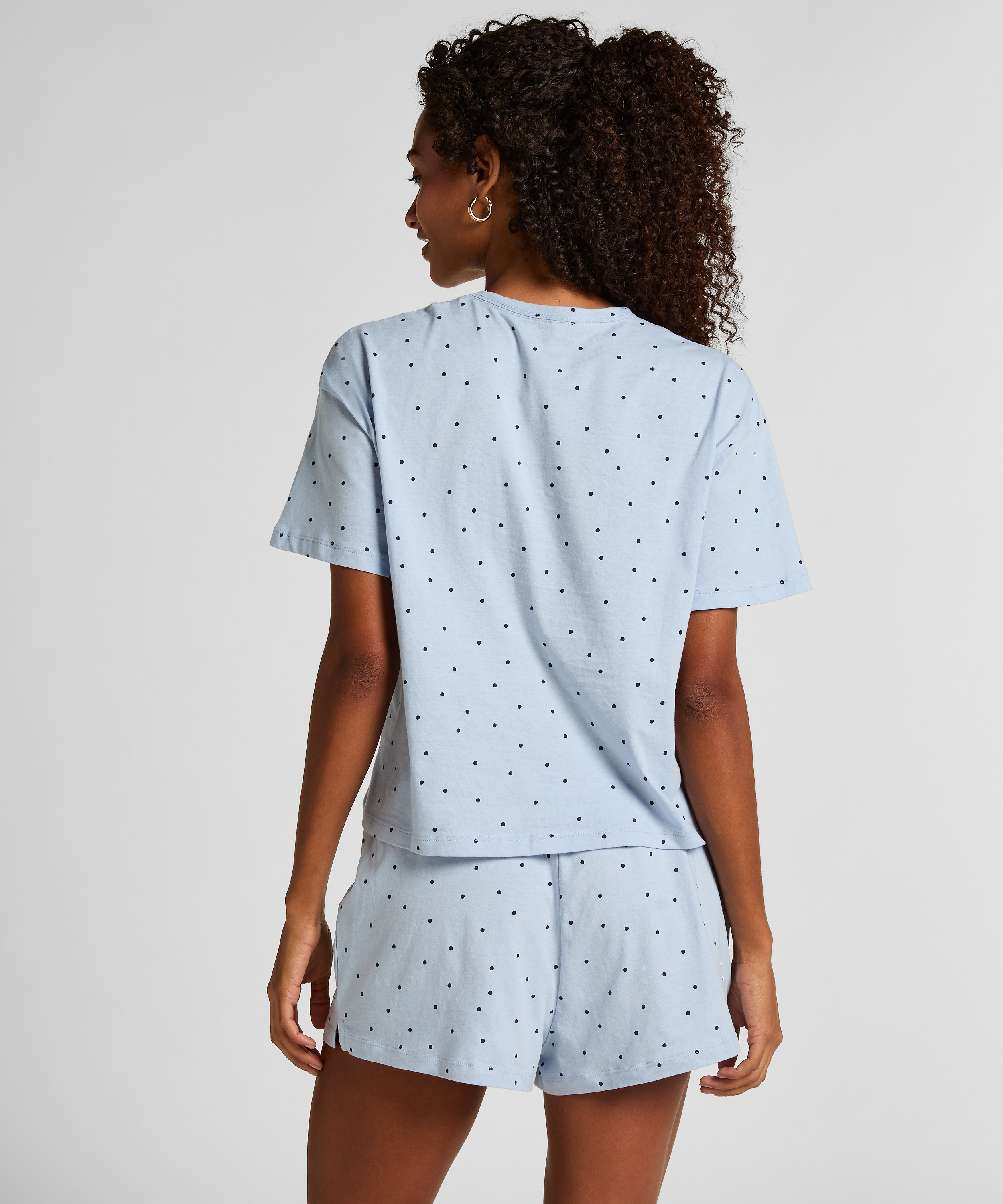 Pyjamaset Cotton, Blue, main