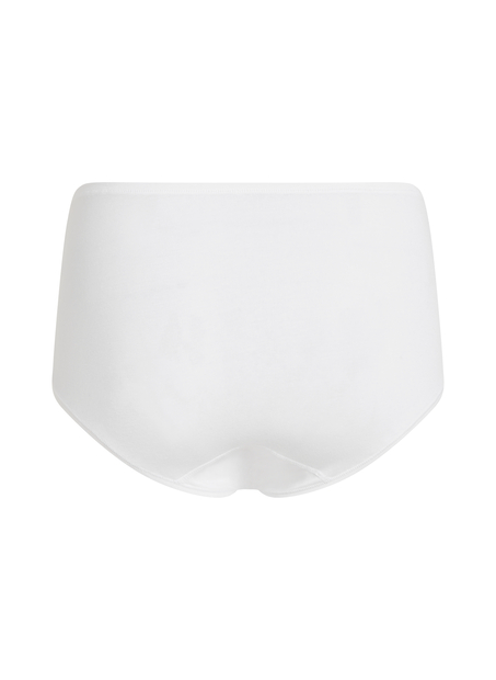 Mid Waisted Knickers Superslip, White