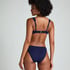 Scallop Rio Bikini Bottoms, Blue