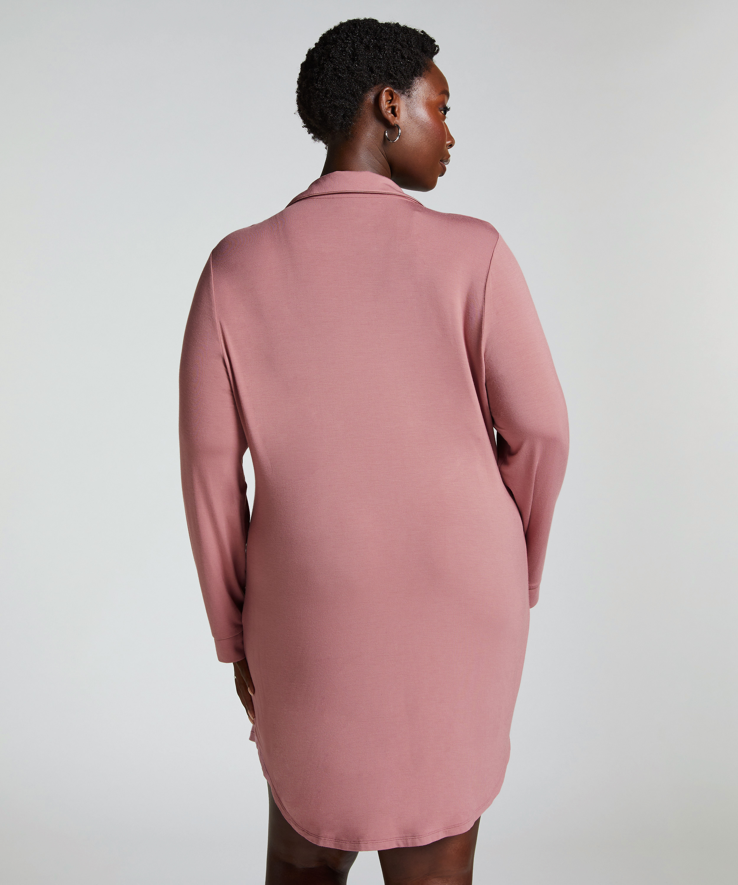 Essential Jersey Shirtdress, Pink, main