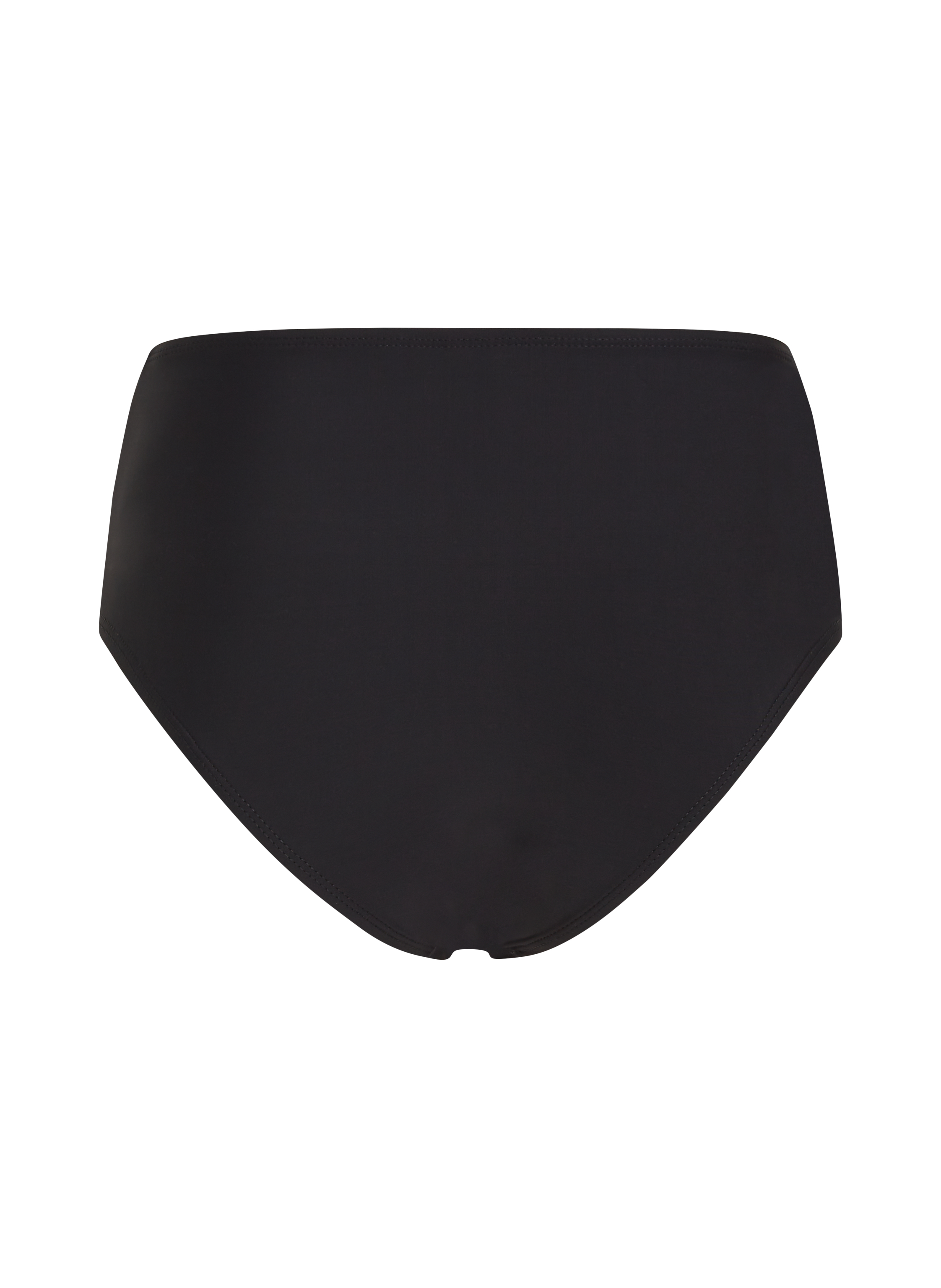 Luna High-Waisted Shaping Cheeky Bikini Bottoms, Black, main