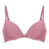 Plunge Padded Underwired Bra, Pink