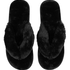 Fake Fur Slippers, Black